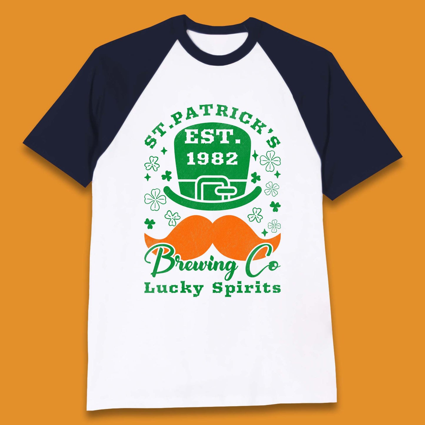 St. Patrick's EST 1982 Brewing Co Baseball T-Shirt