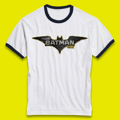 The Lego Batman Movie Computer Animated Superhero Comedy Film DC Comics Lego Batman Ringer T Shirt