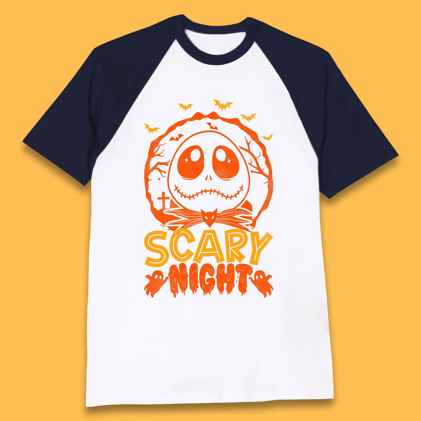 jack skellington baseball t shirt