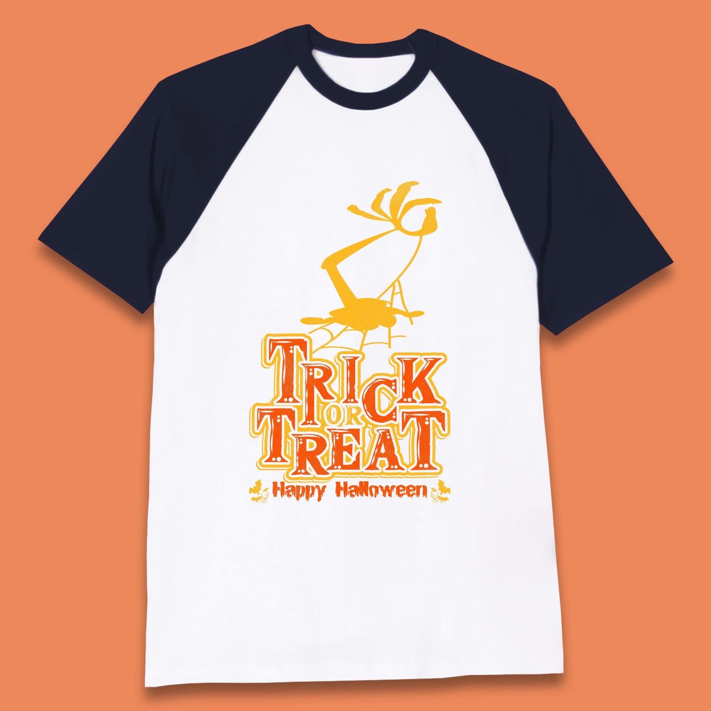 Happy Halloween Trick Or Treat Horror Scary Spooky Season Baseball T Shirt