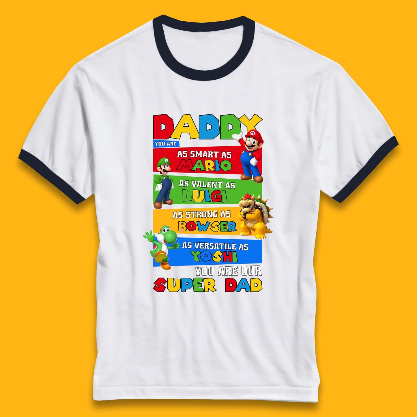 Super Dad Ringer T-Shirt