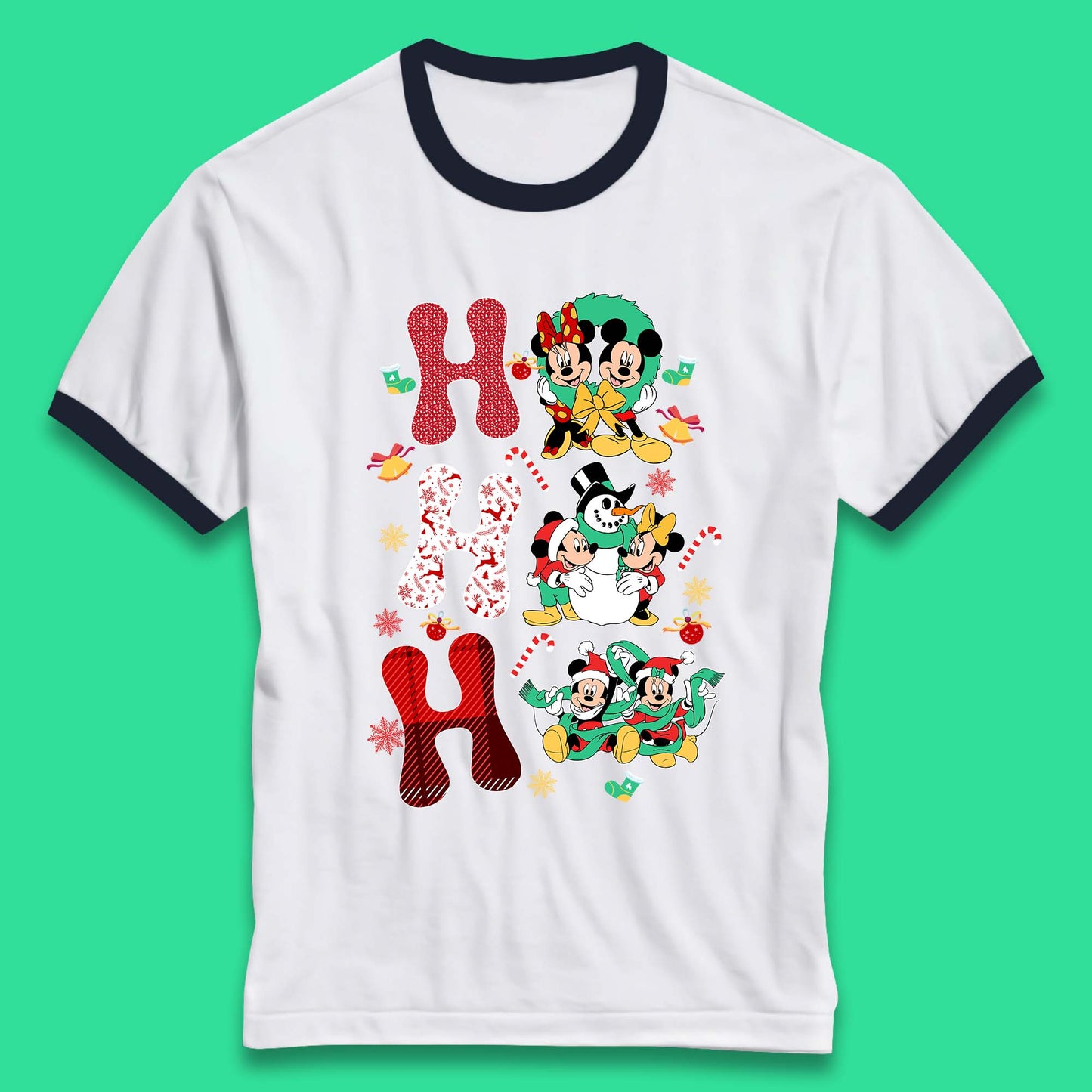 mickey and minnie mouse ringer t shirt