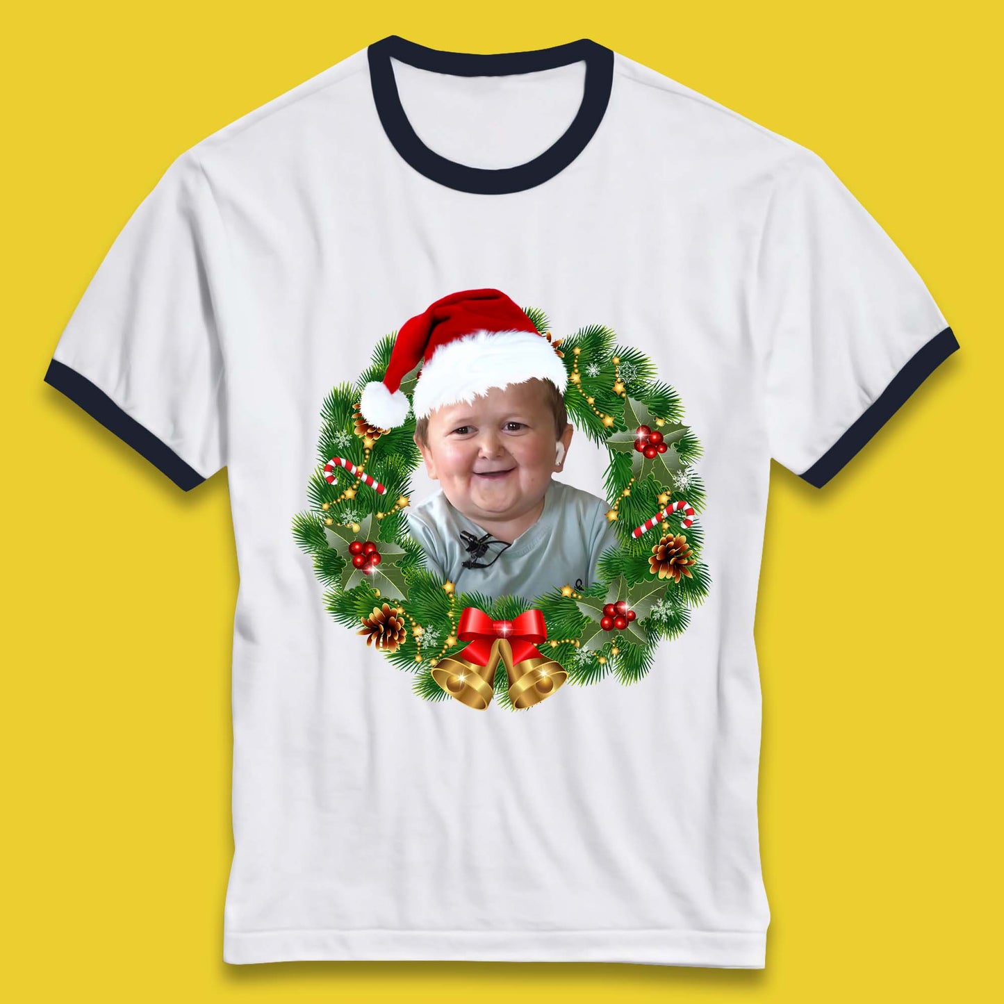 Santa Hasbulla Christmas Ringer T-Shirt