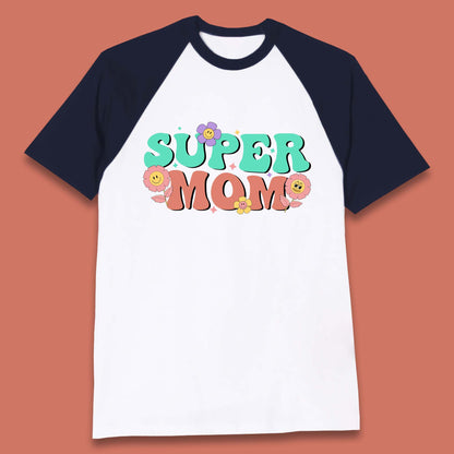 Super Mom Baseball T-Shirt