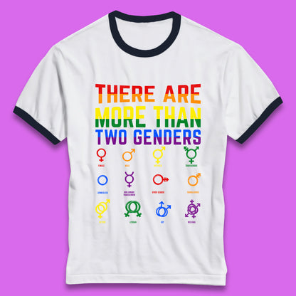 There Are More Than Two Genders Ringer T-Shirt