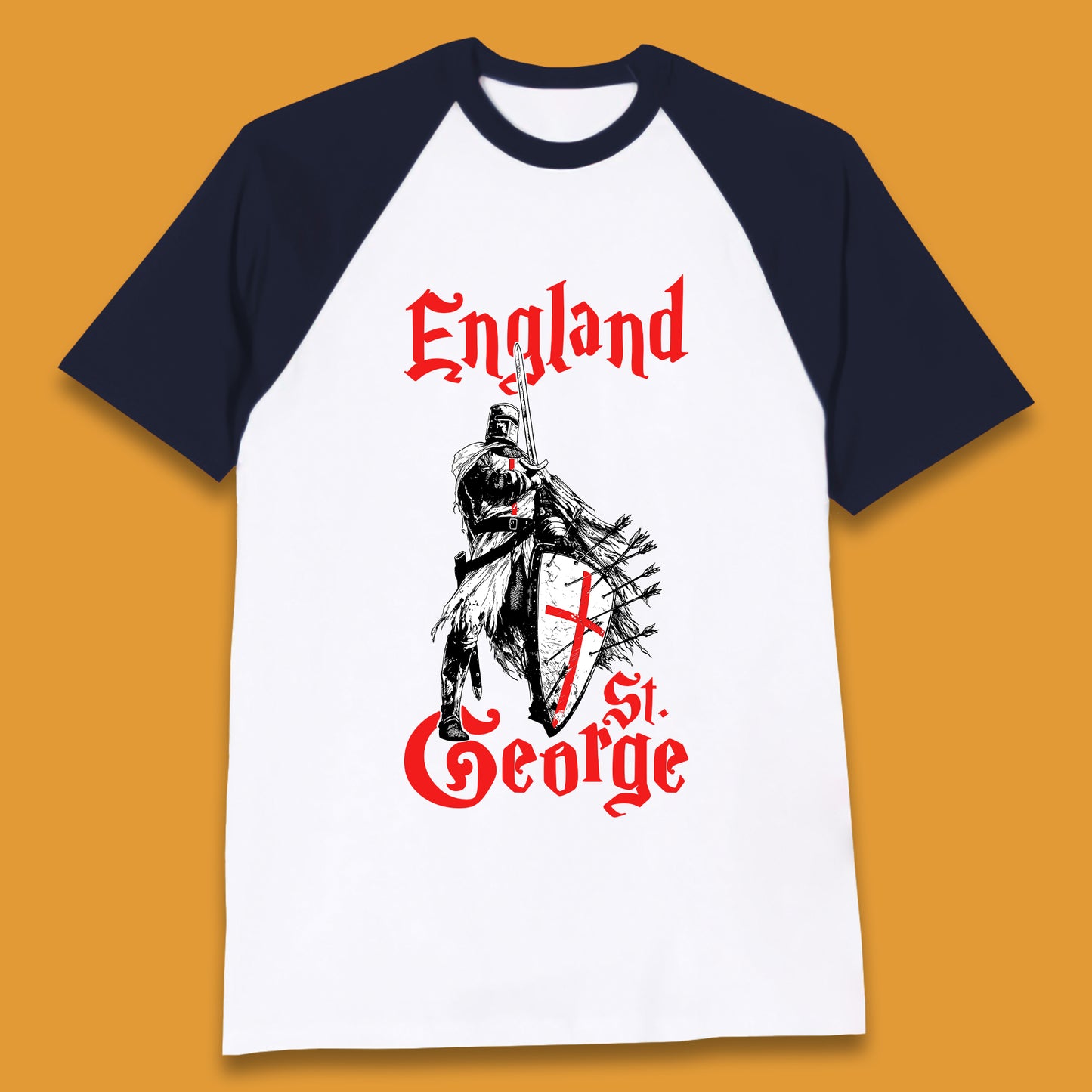 Saint George's Day Baseball T-Shirt