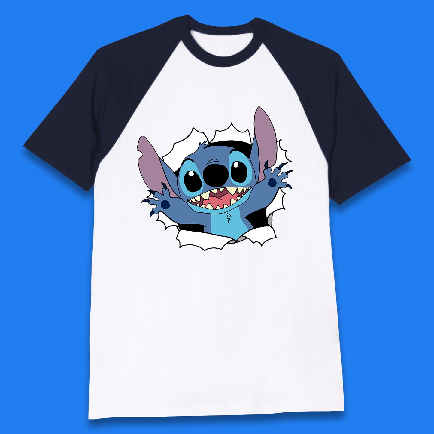 Disney Lilo And Stitch Hello Cartoon Character Ohana Stitch Lover Disneyland Vacation Trip Disney World Baseball T Shirt