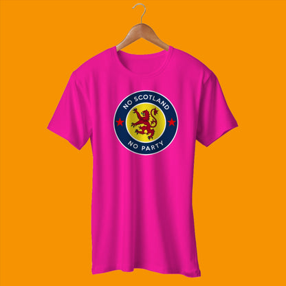 No Scotland No Party T Shirt