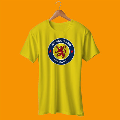 No Scotland No Party T Shirt