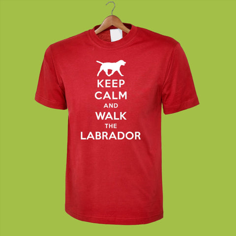Personalised Keep Calm and Walk Any Dog Unisex T-Shirt