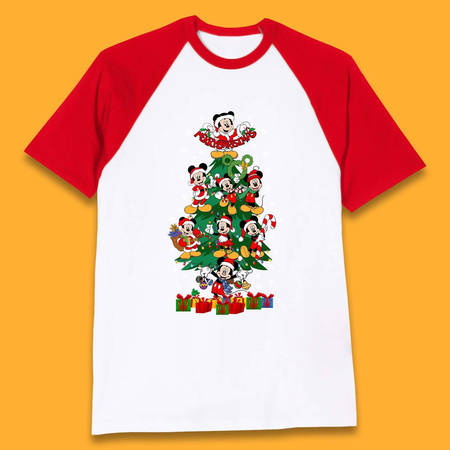 mickey mouse christmas tee