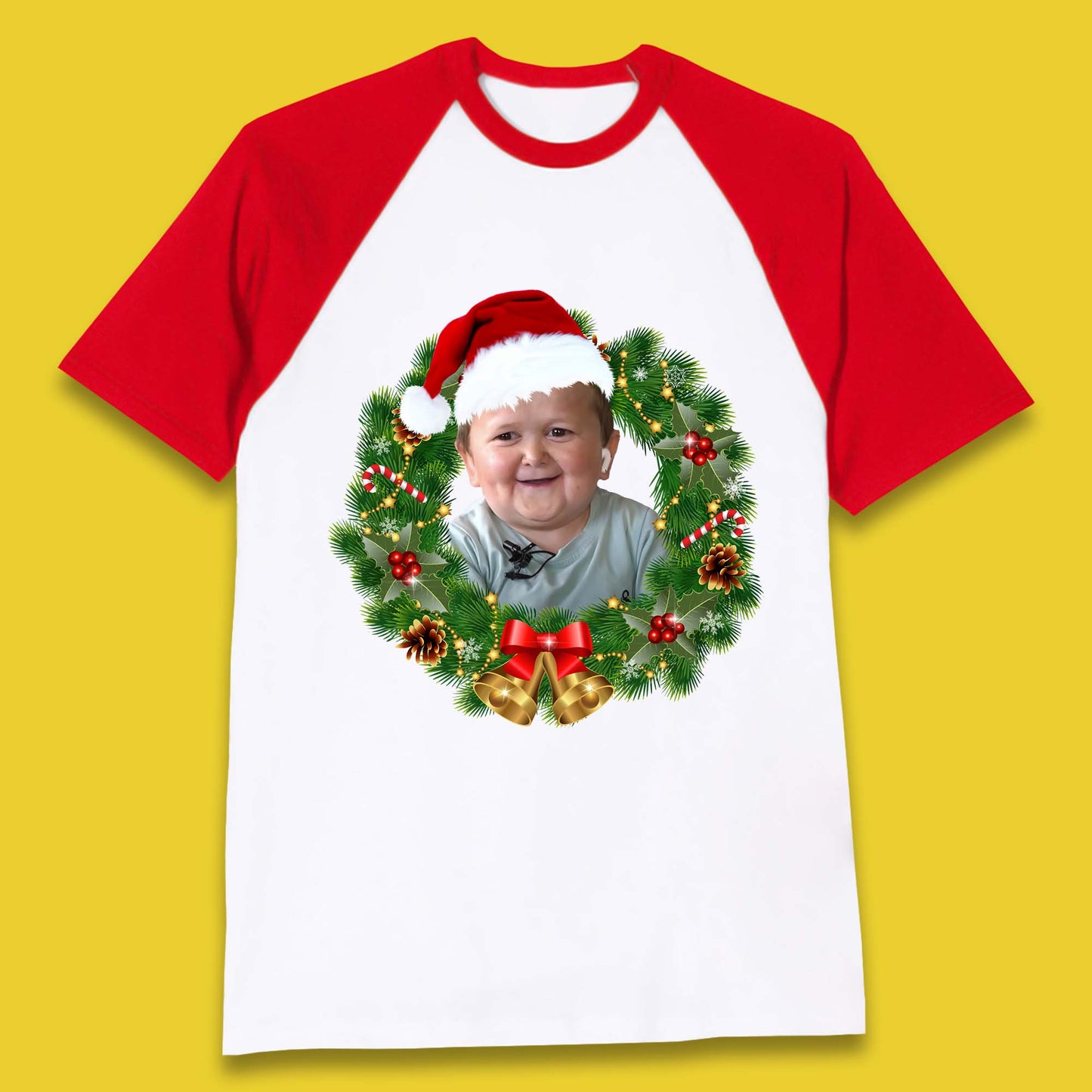 Santa Hasbulla Christmas Baseball T-Shirt