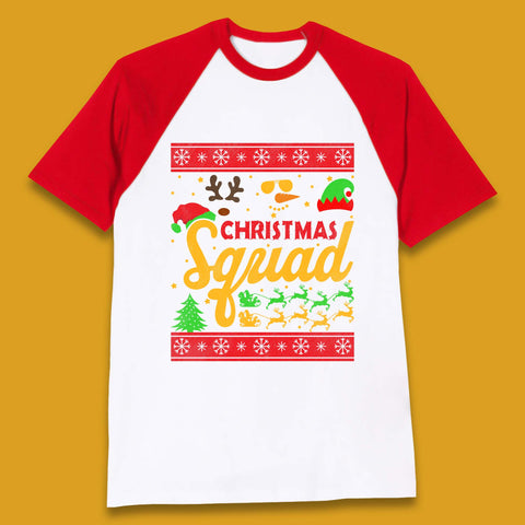 Christmas Squad Baseball T-Shirt