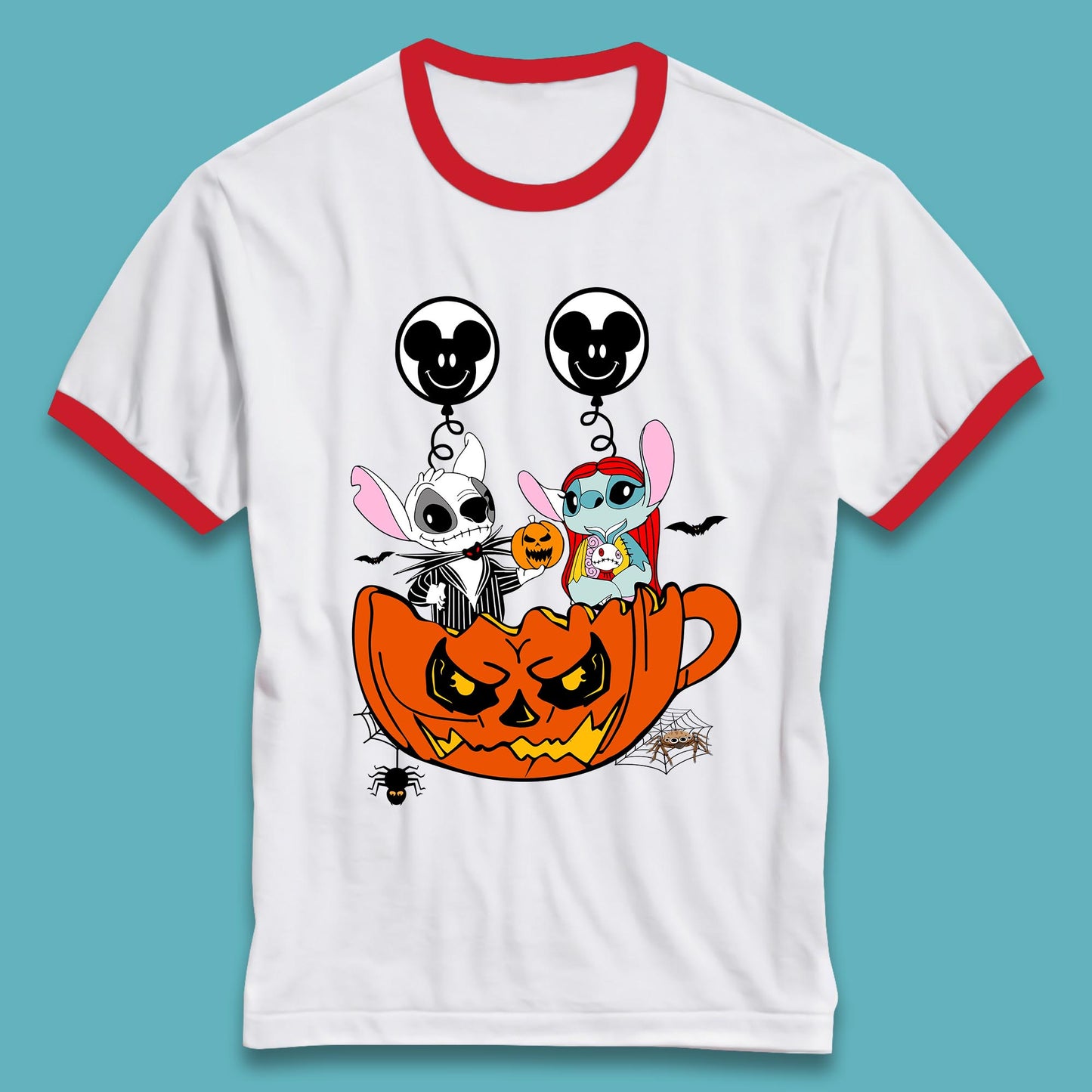 jack and sally ringer t shirt