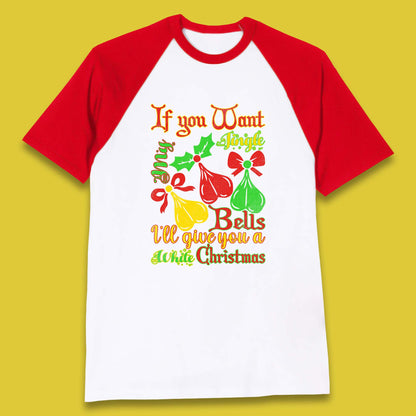 jingle bells baseball t shirt