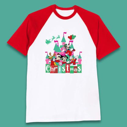 christmas disneyland baseball t shirt