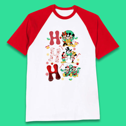 mickey and minnie mouse baseball t shirt