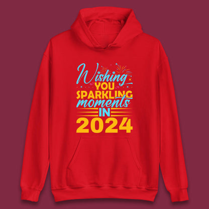 Wishing You Sparkling Moments in 2024 Unisex Hoodie