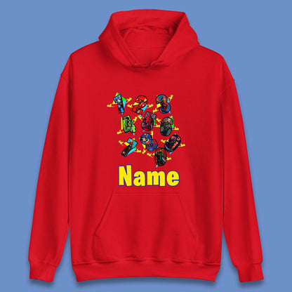 Personalised Number Day Superheroes Superheroes Unisex Hoodie