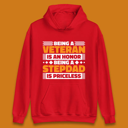 Veteran Stepdad Unisex Hoodie