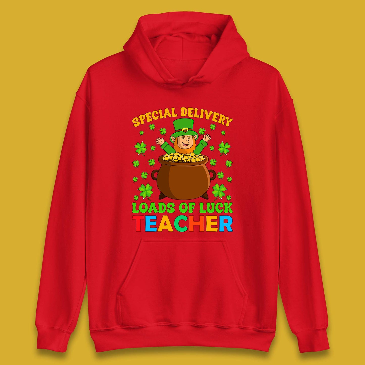 Special Delivery Loads Of Luck Teacher Unisex Hoodie