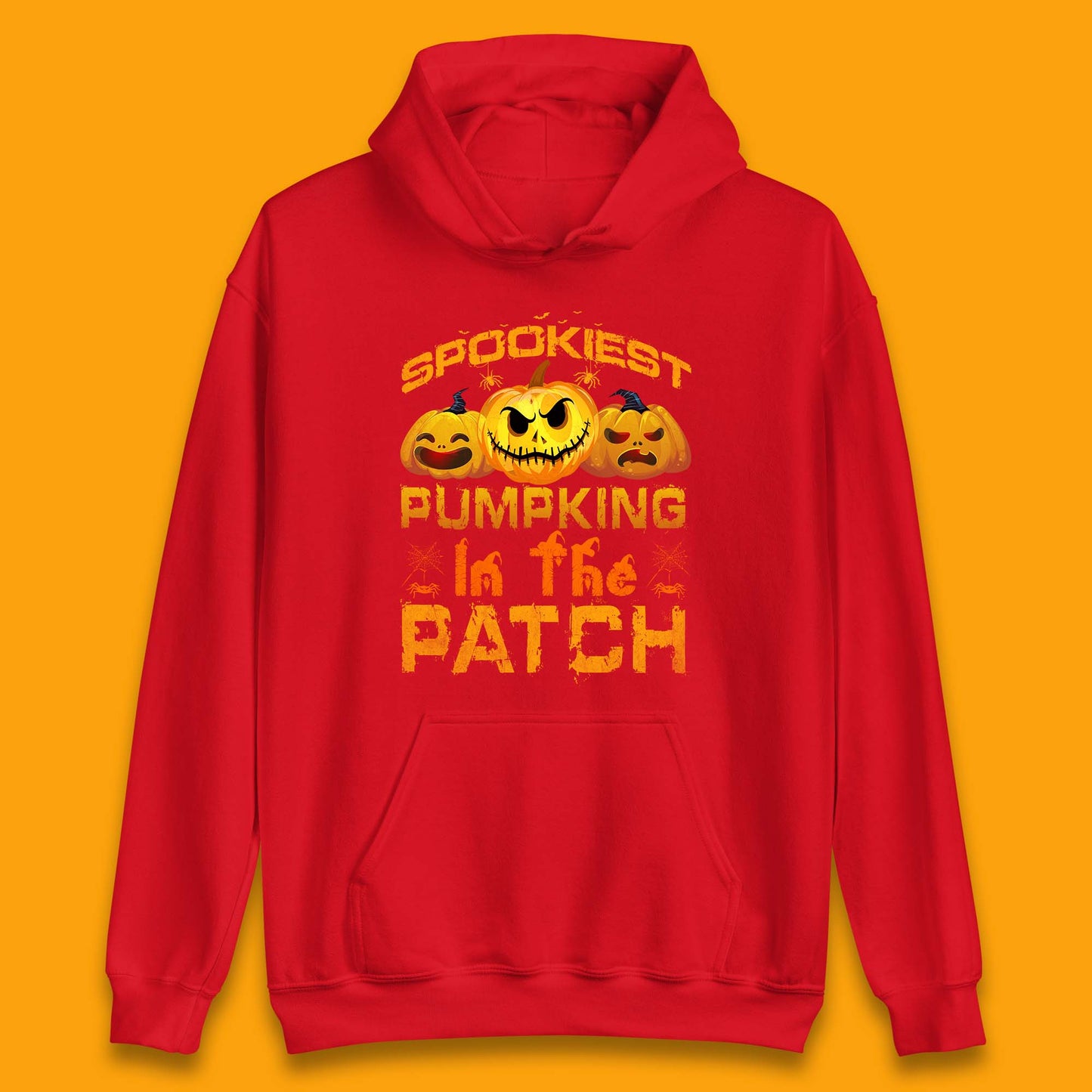 Spookiest Pumpkin In The Patch Spooky Season Happy Halloween Unisex Hoodie