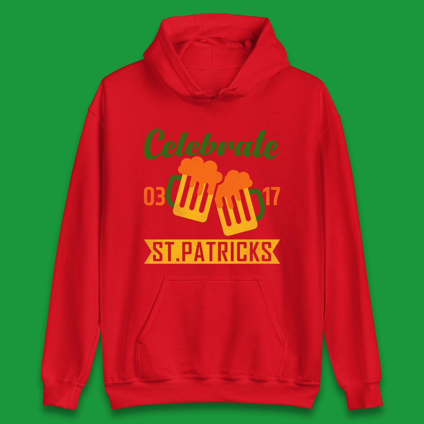 Celebrate St. Patricks Day Unisex Hoodie