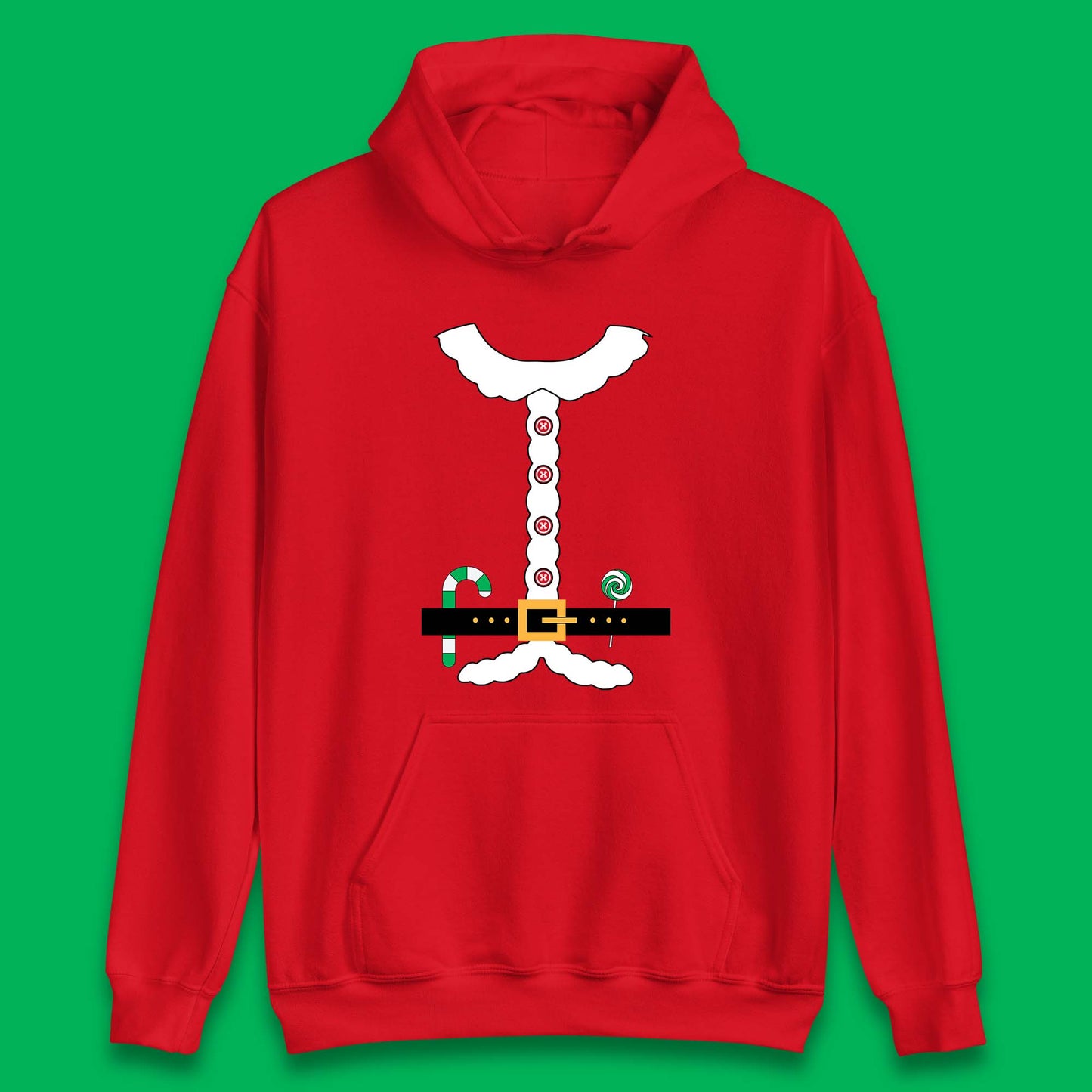 santa claus costume hoodie