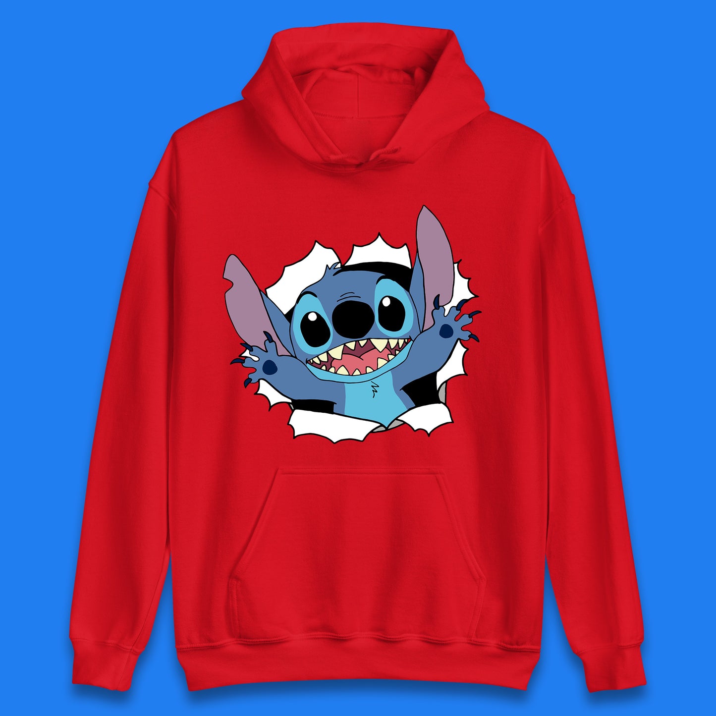 Disney Lilo And Stitch Hello Cartoon Character Ohana Stitch Lover Disneyland Vacation Trip Disney World Unisex Hoodie