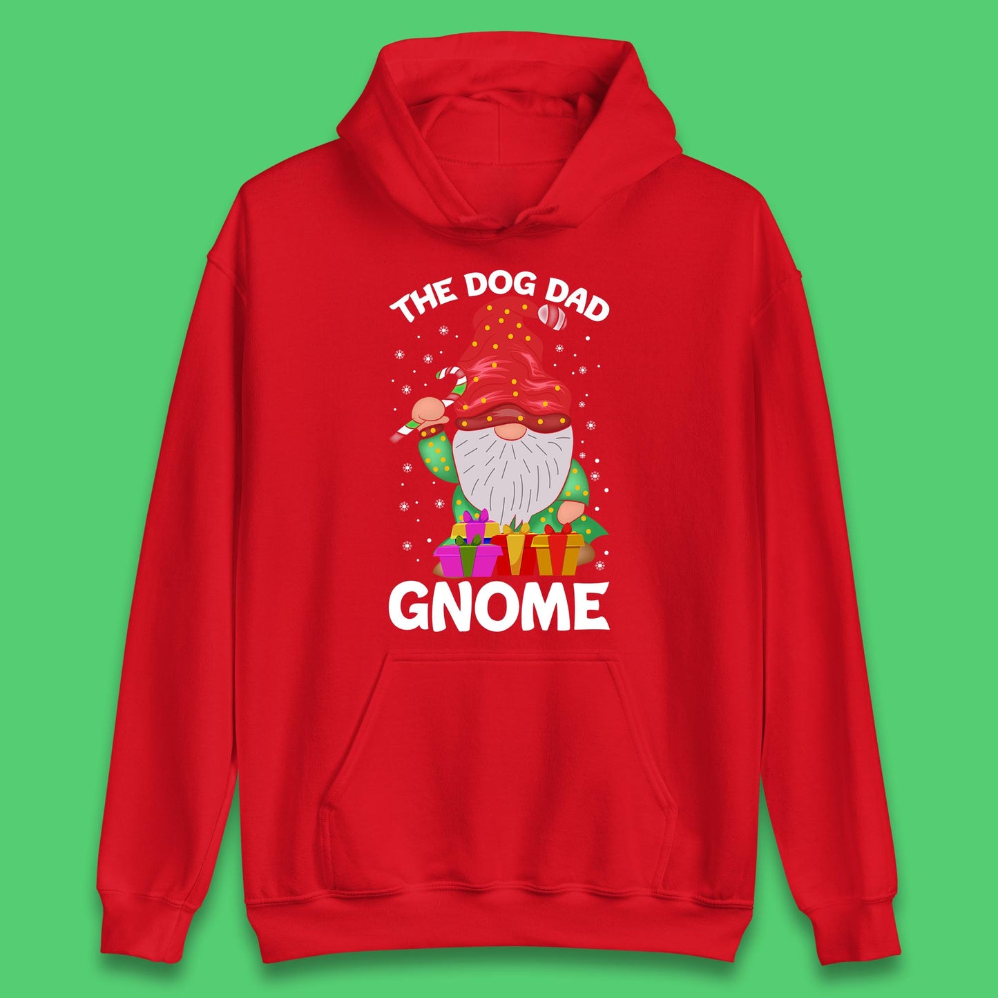 the dog dad gnome christmas hoodie