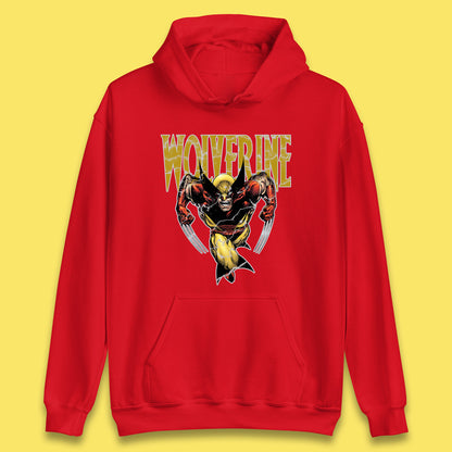 Wolverine Comic book character Marvel Comics Vintage Marvel Wolverine Unisex Hoodie