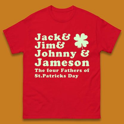 The Four Fathers of St. Patrick's Day Mens T-Shirt