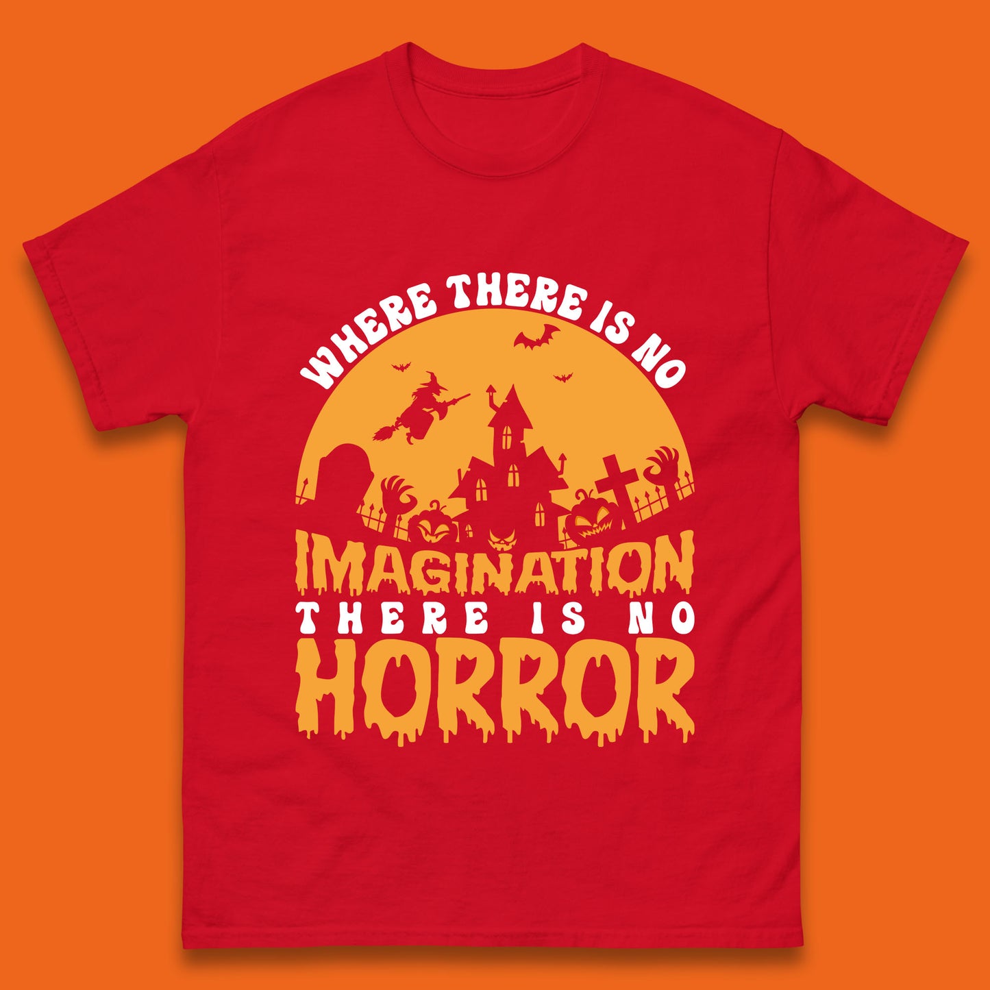 Where There Is No Imagination There Is No Horror Halloween Quote By Sir Arthur Conan Doyle Mens Tee Top