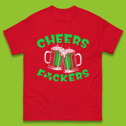 Cheer's Fuckers St. Patrick Day Mens T-Shirt