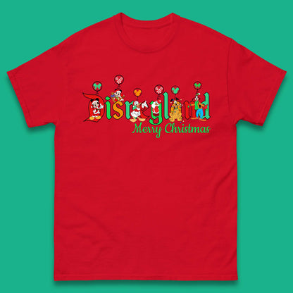 disneyland merry christmas disney mickey and friends t shirt