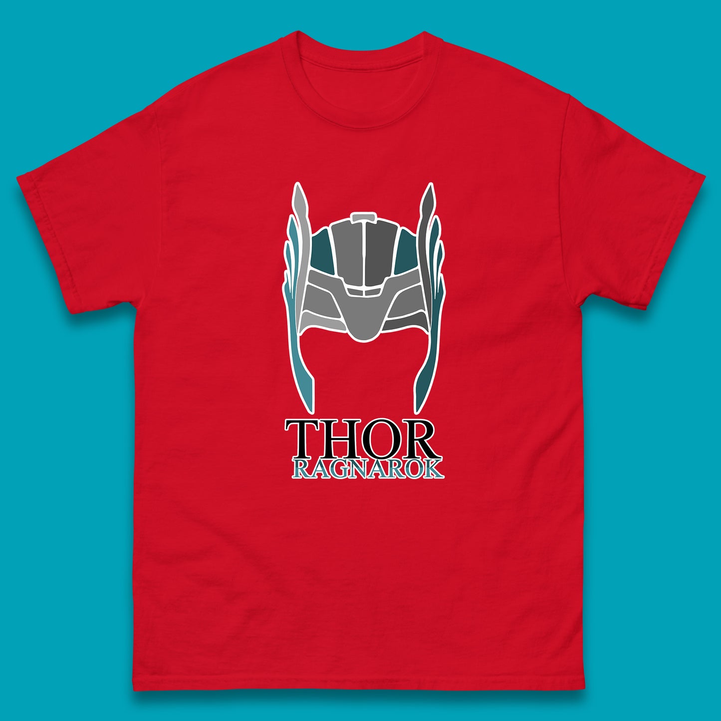 Thor Ragnarok Marvel Avenger Thor Helmet Superhero Movie Character Thor Helmet Ragnarok Mens Tee Top