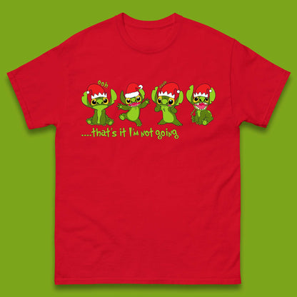 Grinch Stitch Christmas Kids T-Shirt