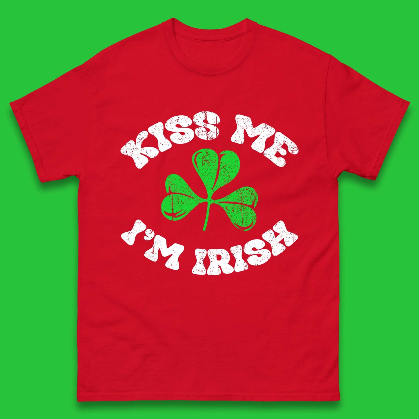 Kiss Me I'm Irish St. Patrick's Day Mens T-Shirt