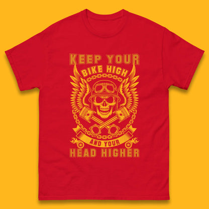 Keep Your Bike High Mens T-Shirt