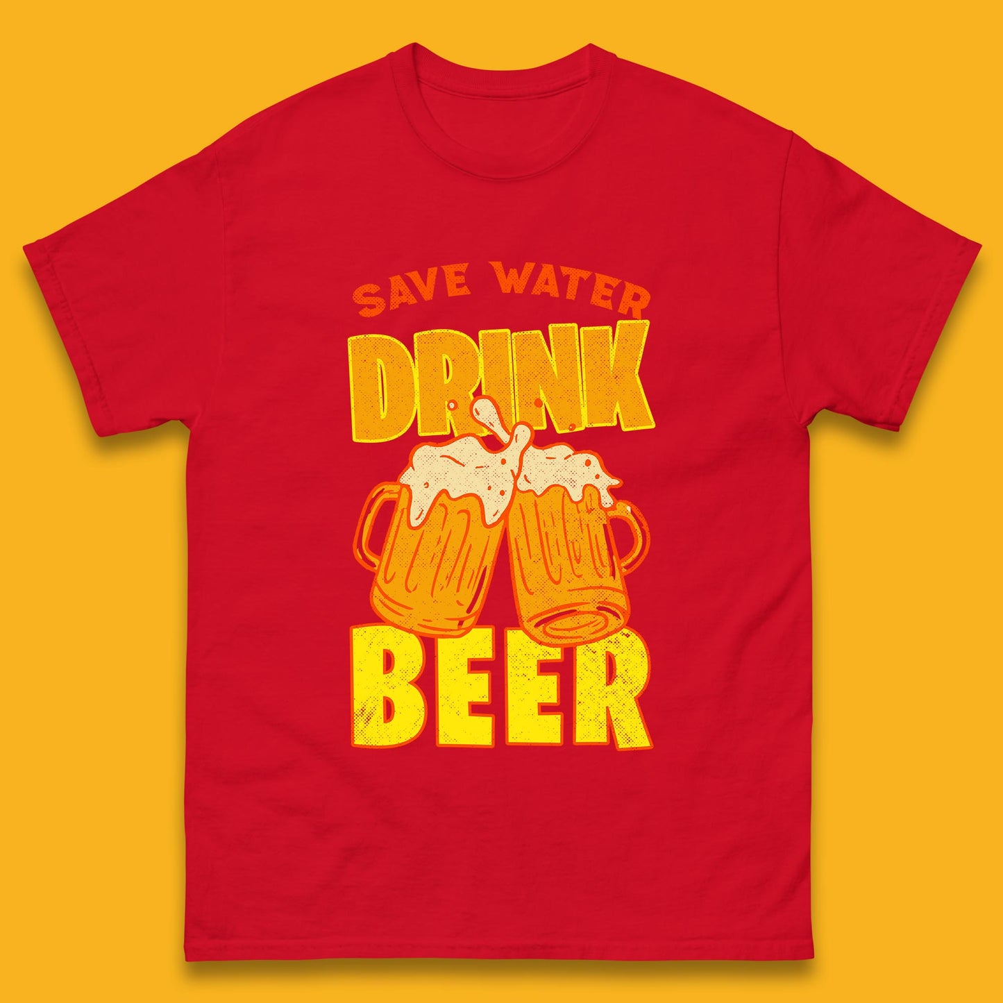 Save Water Drink Beer Day Drinking Beer Saying Beer Quote Funny Alcoholism Beer Lover Mens Tee Top