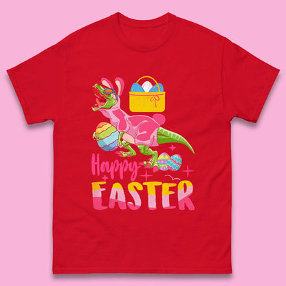 Happy Dinosaur Easter Mens T-Shirt