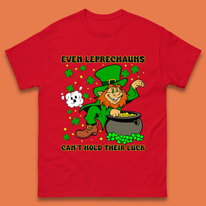 Leprechauns Can't Hold Their Luck Mens T-Shirt