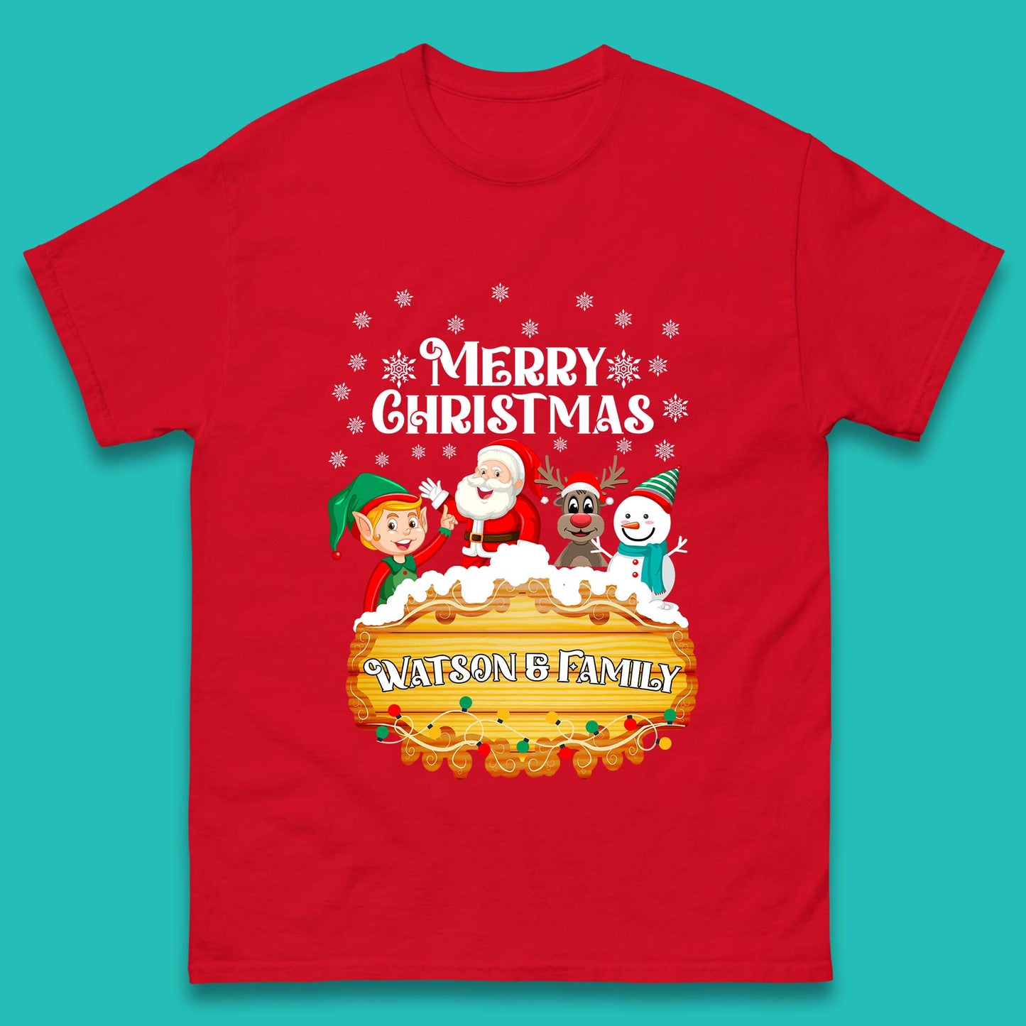 watson family christmas t shirt