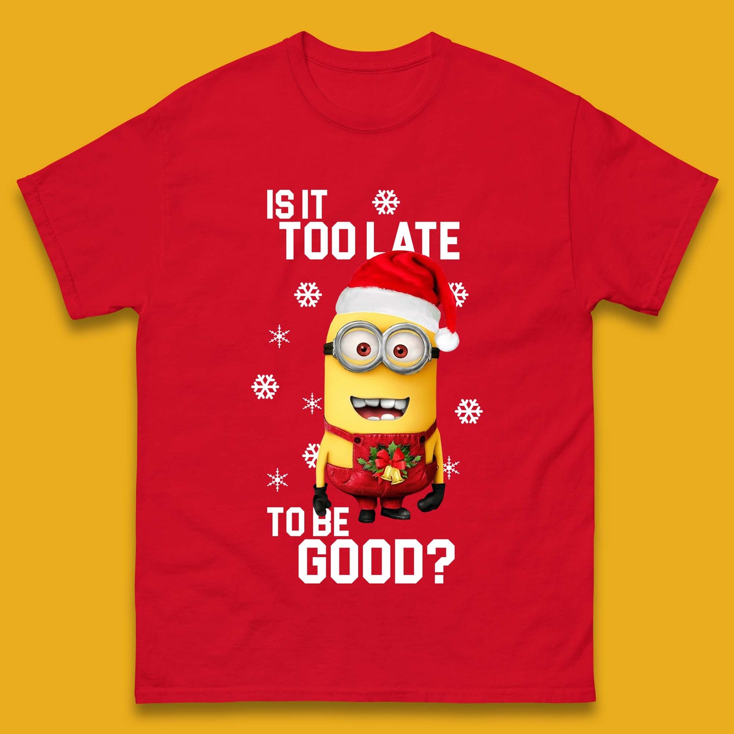 Minion Christmas Mens T-Shirt