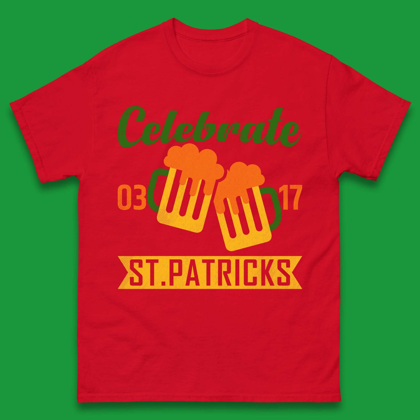 Celebrate St. Patricks Day Mens T-Shirt