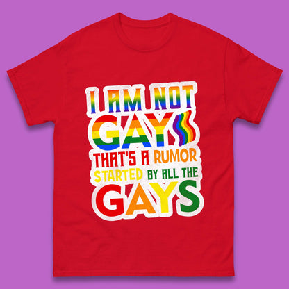 I Am Not Gay Mens T-Shirt