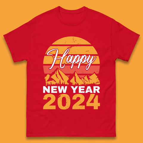 Happy New Year 2024 Camping Camping Mens T-Shirt