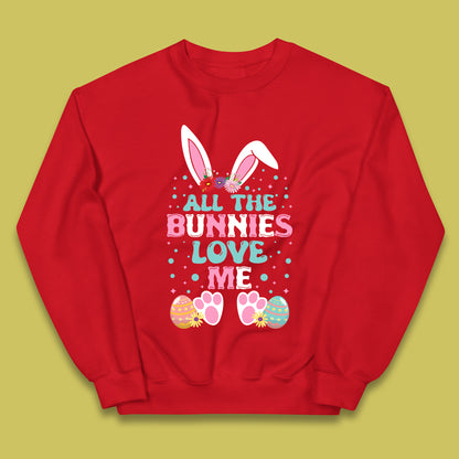 All The Bunnies Love Me Kids Jumper