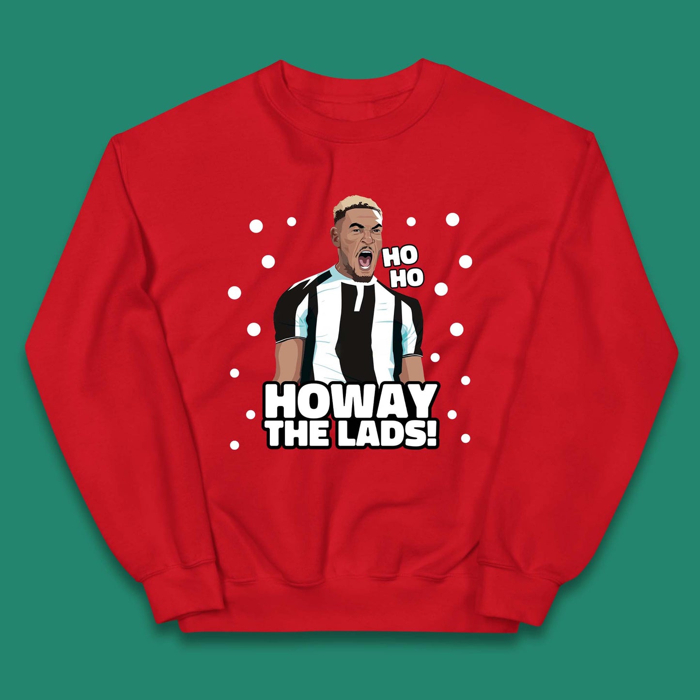 Howay The Lads! Christmas Kids Jumper