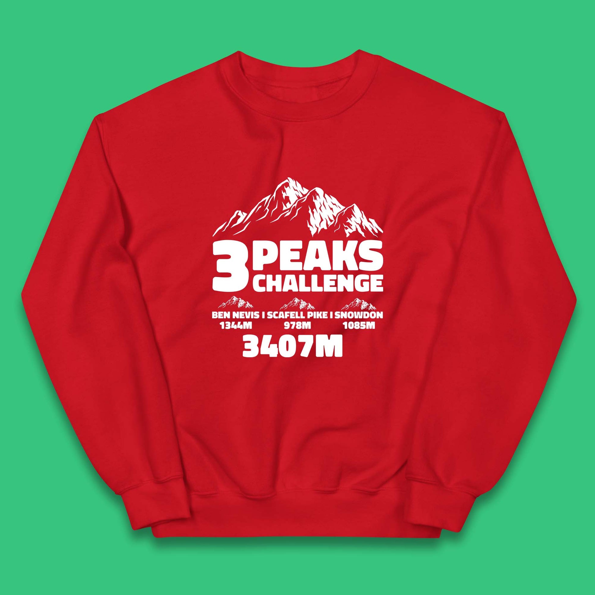 3 Peaks Challenge Kids Jumper